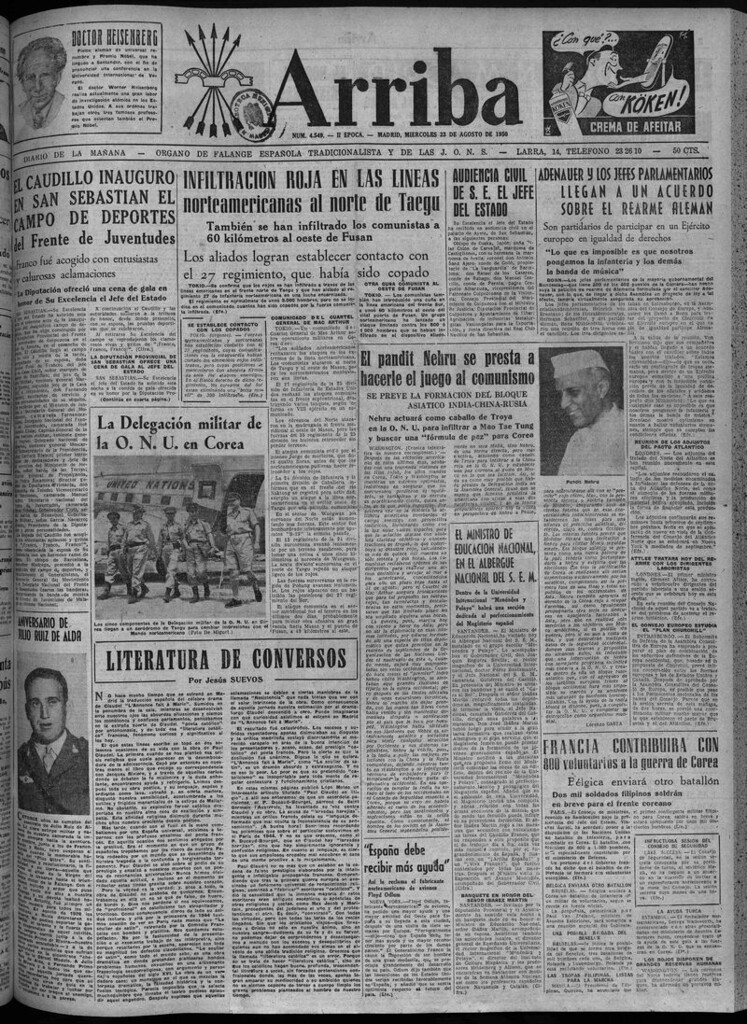 Miniatura de Arriba del 23 de agosto de 1950