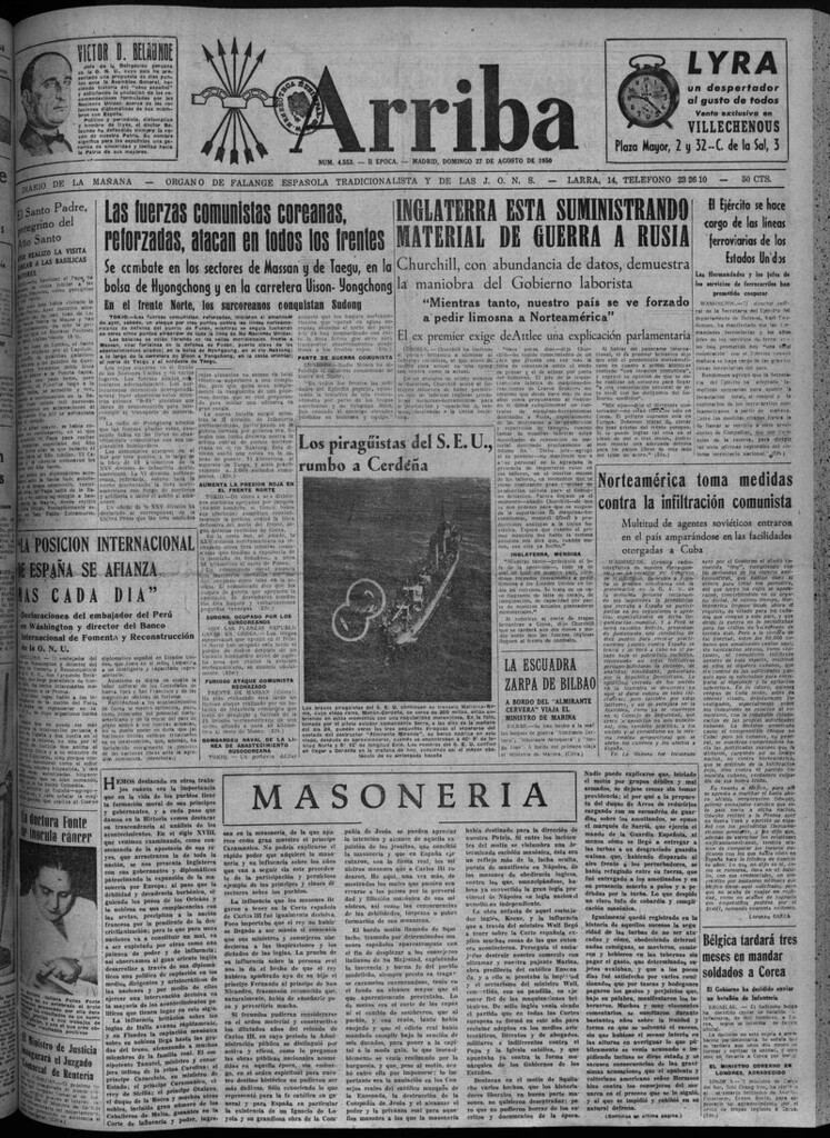 Miniatura de Arriba del 27 de agosto de 1950