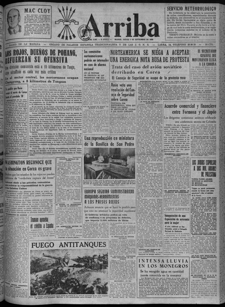 Miniatura de Arriba del 7 de septiembre de 1950