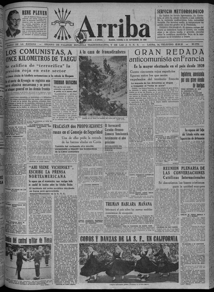 Miniatura de Arriba del 8 de septiembre de 1950