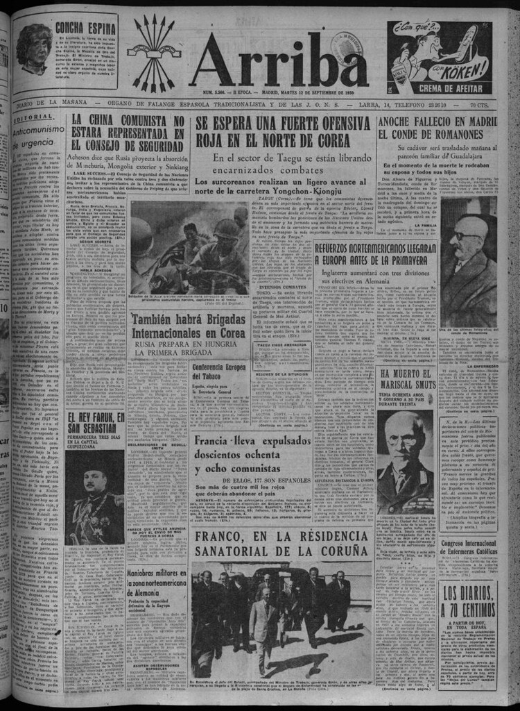 Miniatura de Arriba del 12 de septiembre de 1950