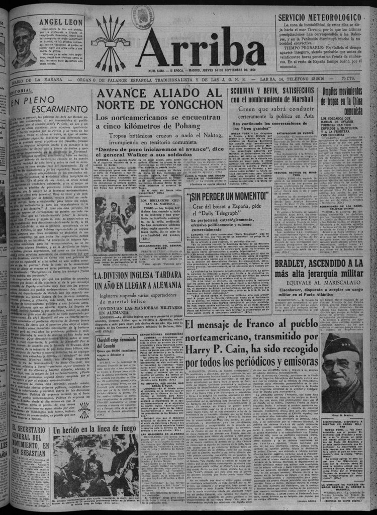 Miniatura de Arriba del 14 de septiembre de 1950