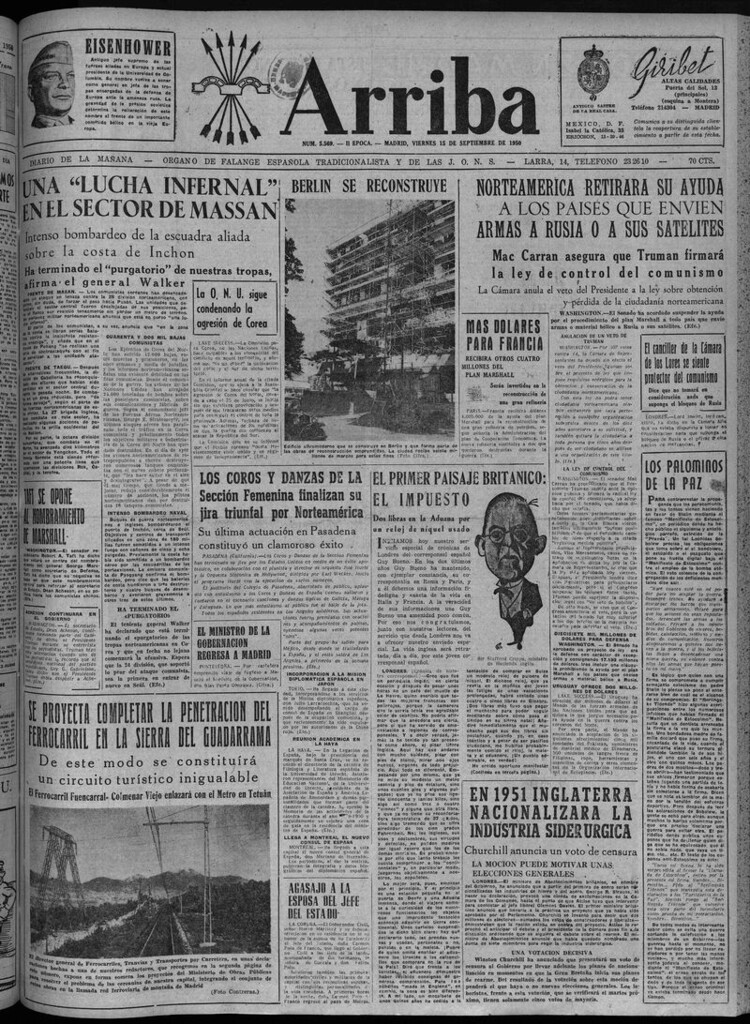 Miniatura de Arriba del 15 de septiembre de 1950