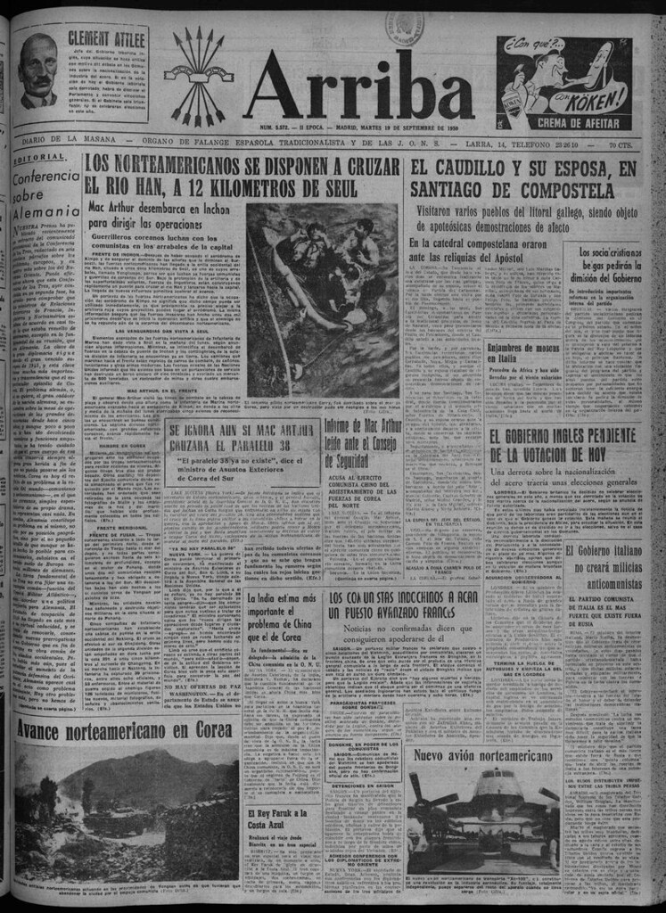 Miniatura de Arriba del 19 de septiembre de 1950