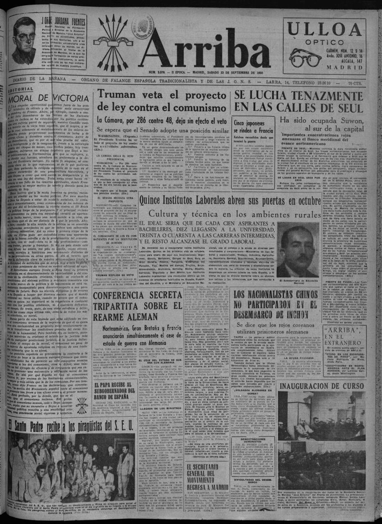 Miniatura de Arriba del 23 de septiembre de 1950
