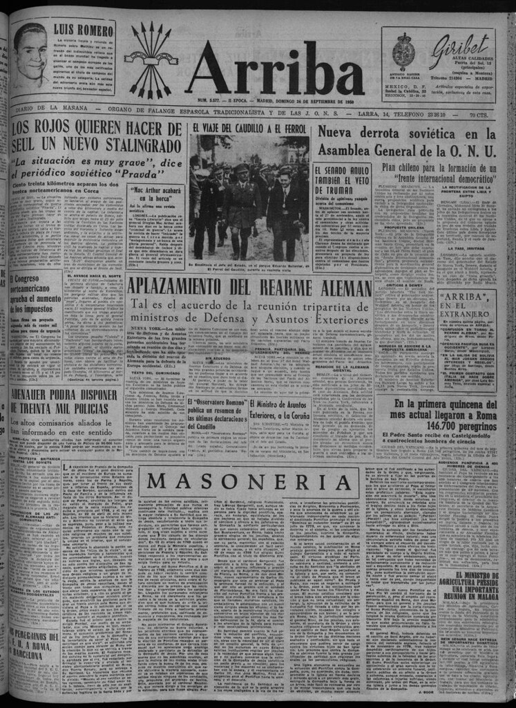 Miniatura de Arriba del 24 de septiembre de 1950