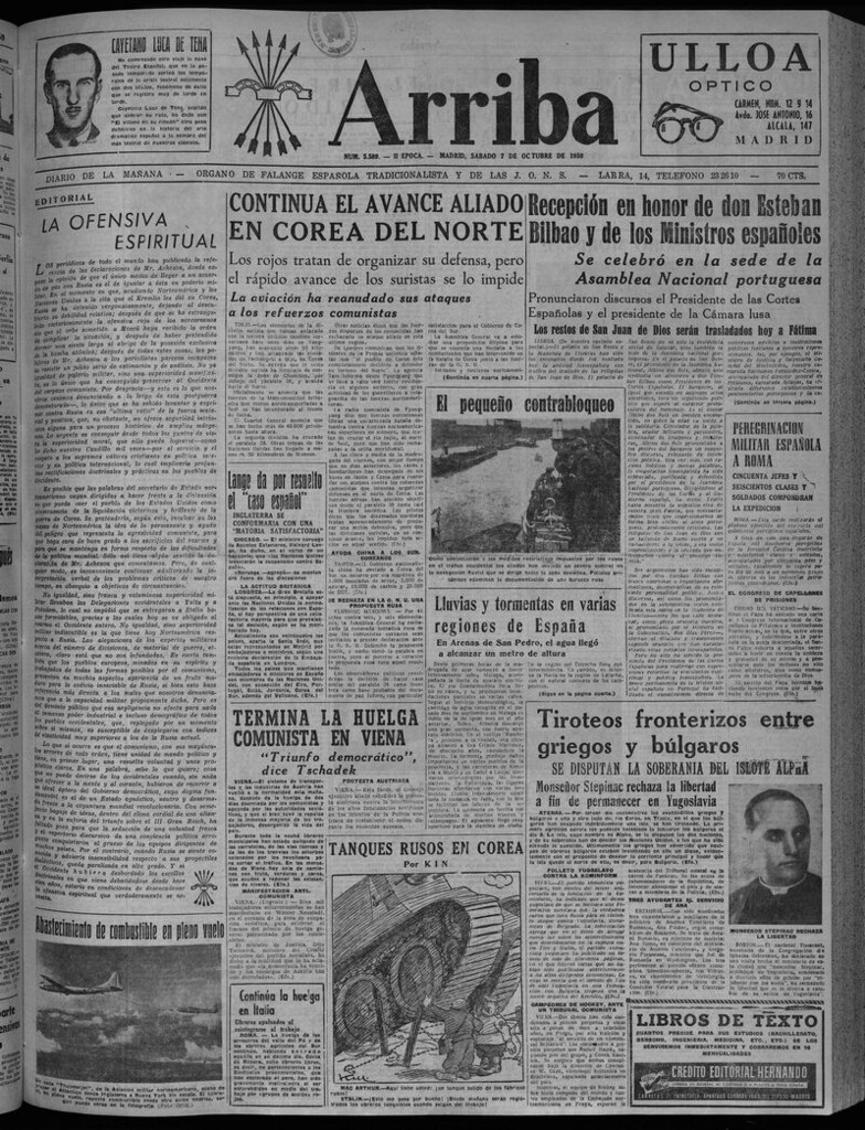Miniatura de Arriba del 7 de octubre de 1950