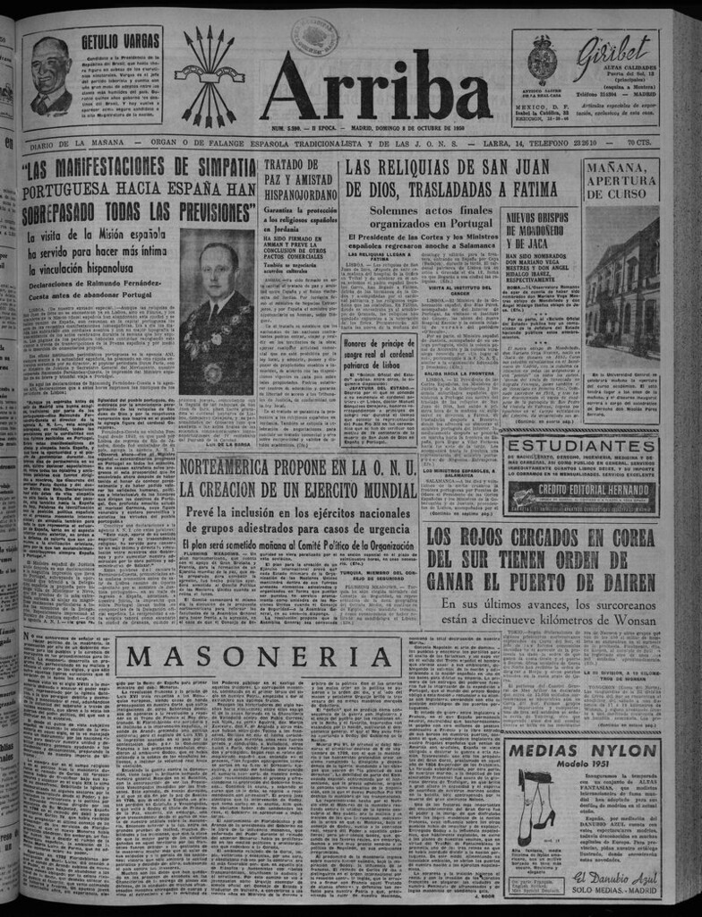 Miniatura de Arriba del 8 de octubre de 1950