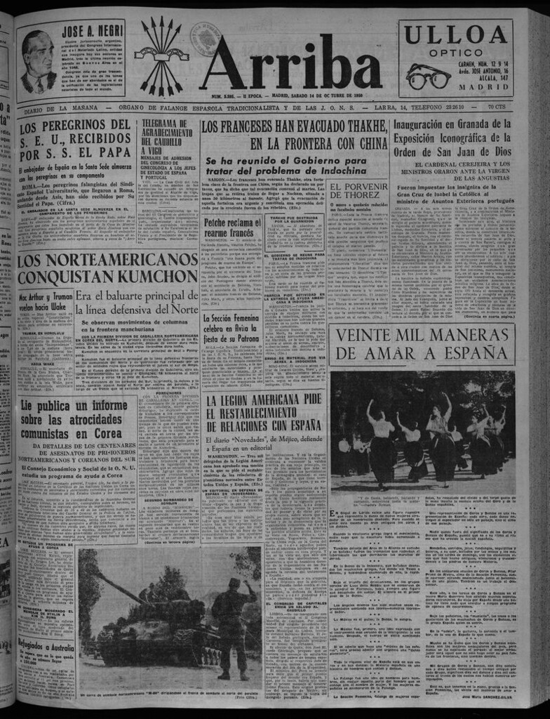 Miniatura de Arriba del 14 de octubre de 1950