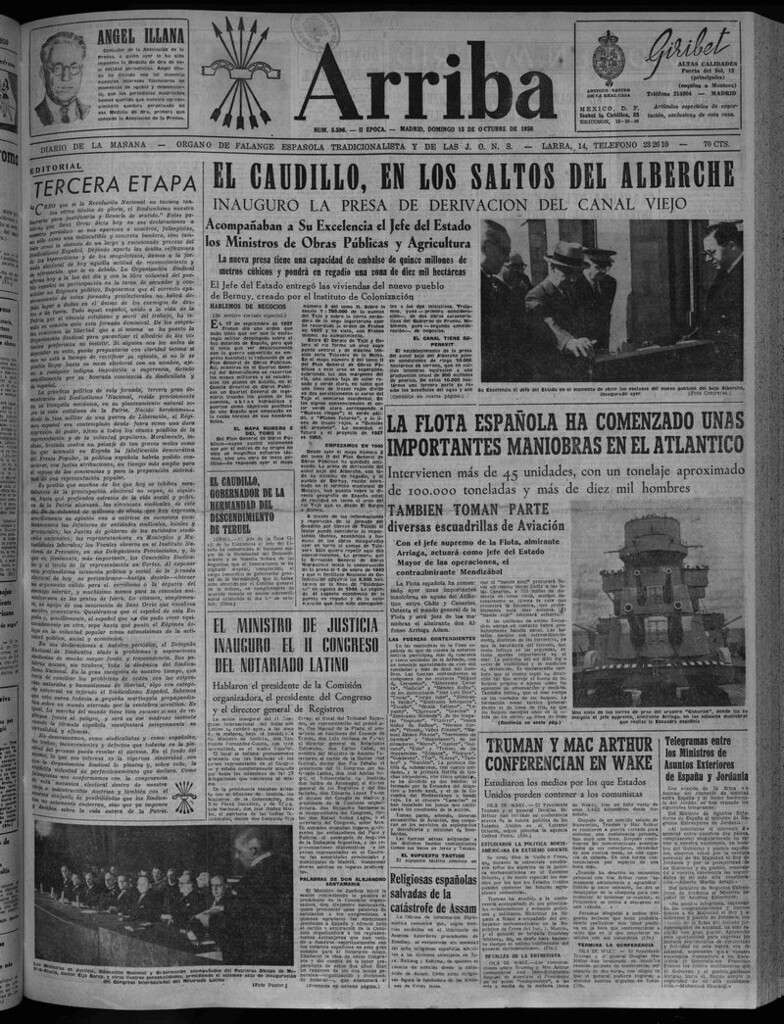 Miniatura de Arriba del 15 de octubre de 1950