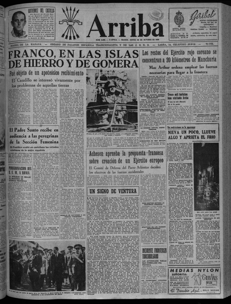 Miniatura de Arriba del 26 de octubre de 1950