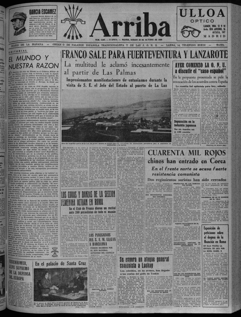 Miniatura de Arriba del 28 de octubre de 1950