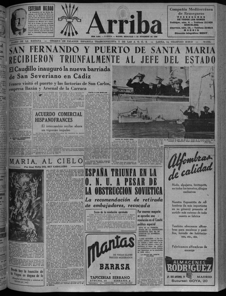 Miniatura de Arriba del 1 de noviembre de 1950