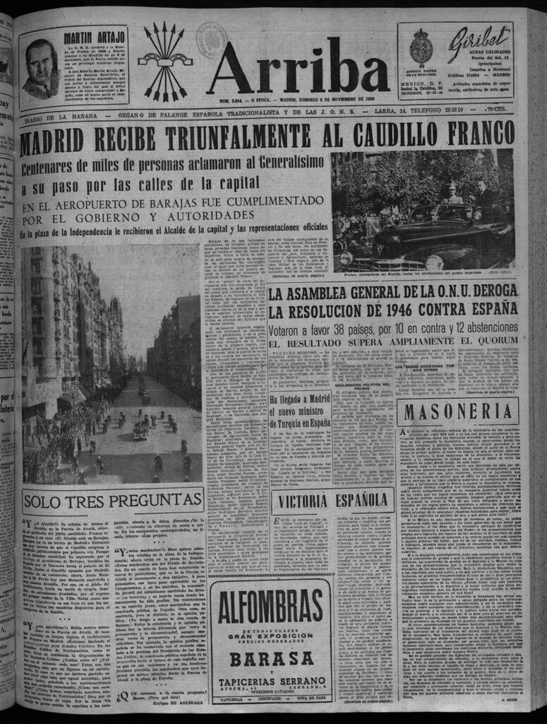 Miniatura de Arriba del 5 de noviembre de 1950