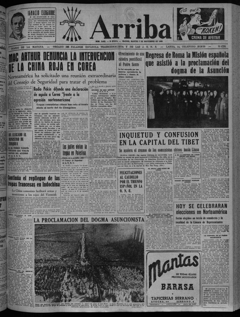Miniatura de Arriba del 7 de noviembre de 1950