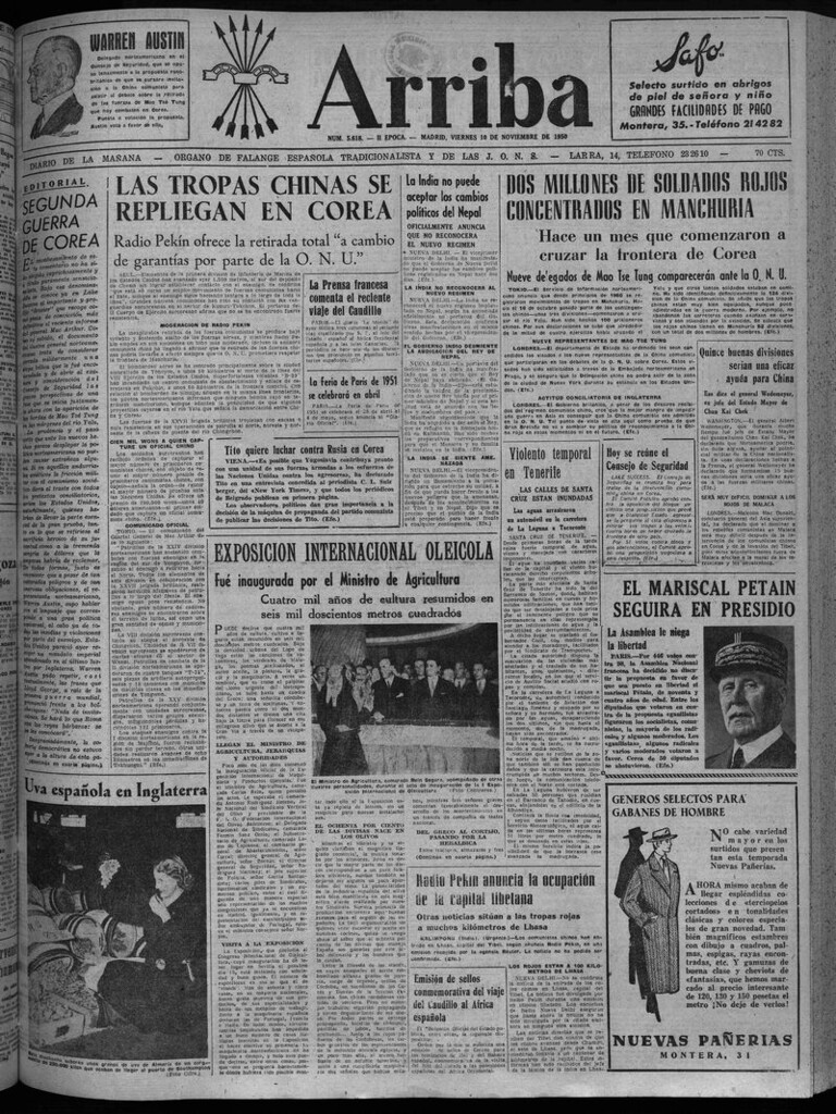 Miniatura de Arriba del 10 de noviembre de 1950