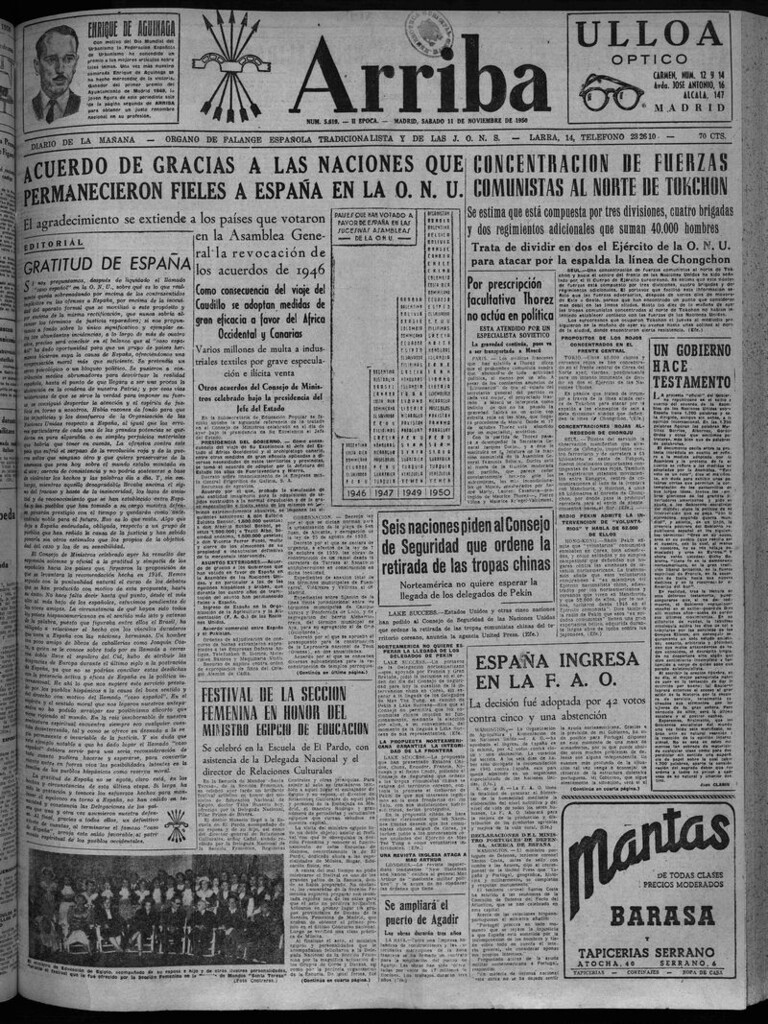 Miniatura de Arriba del 11 de noviembre de 1950
