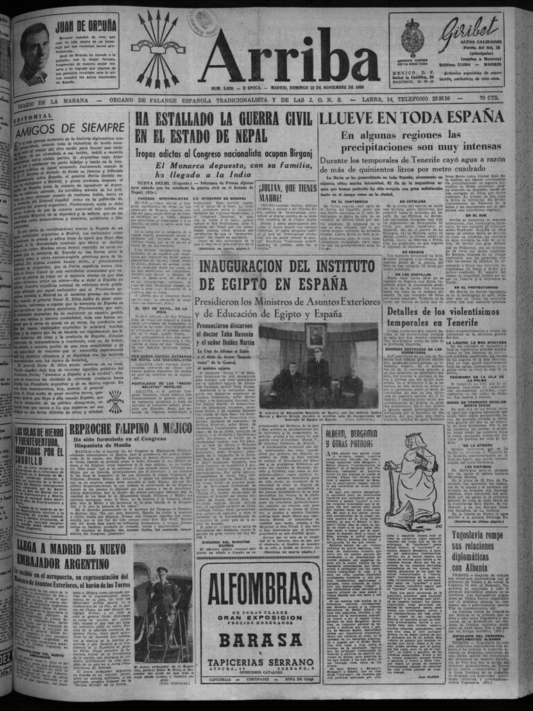 Miniatura de Arriba del 12 de noviembre de 1950