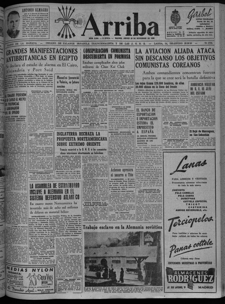 Miniatura de Arriba del 23 de noviembre de 1950
