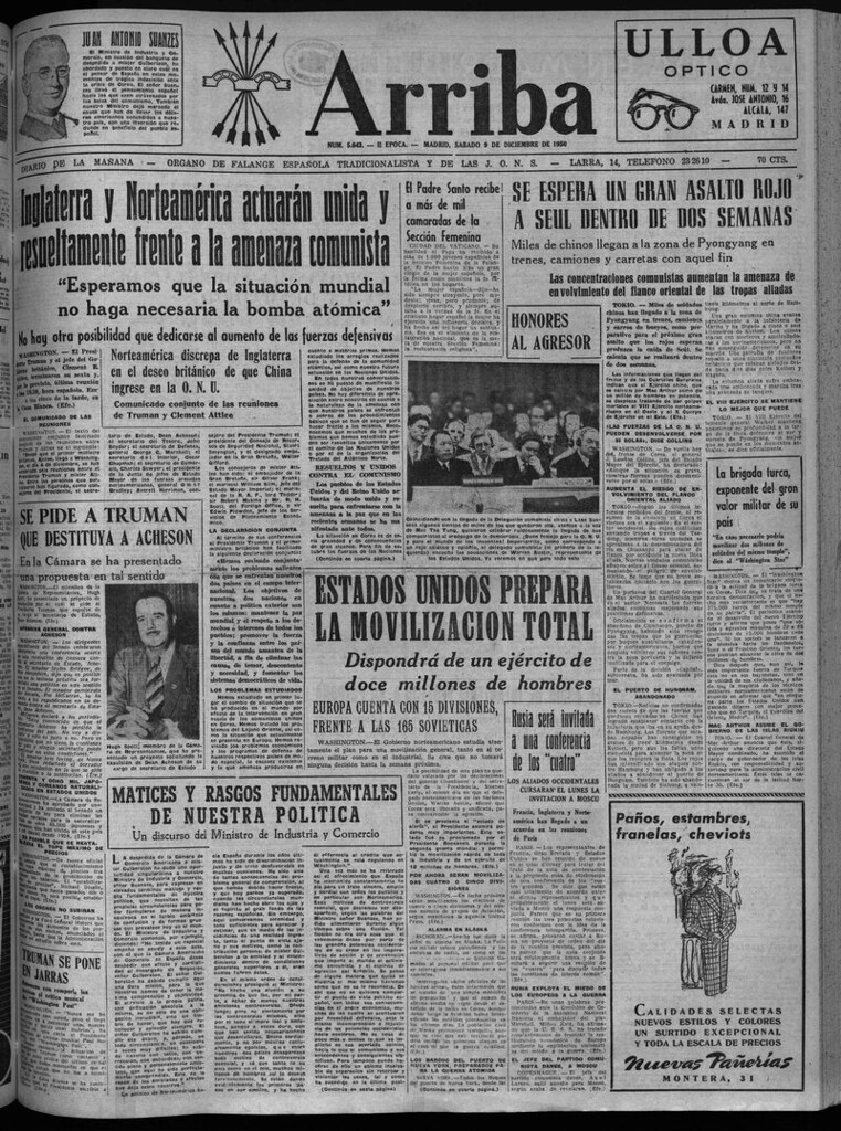 Miniatura de Arriba del 9 de diciembre de 1950