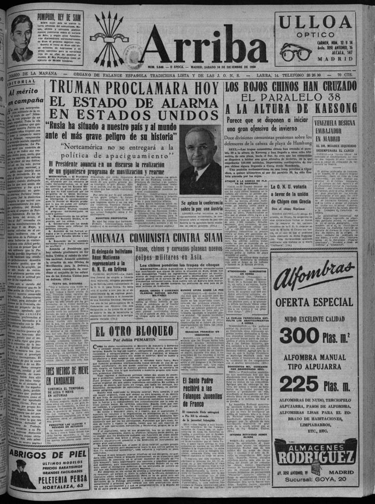 Miniatura de Arriba del 16 de diciembre de 1950