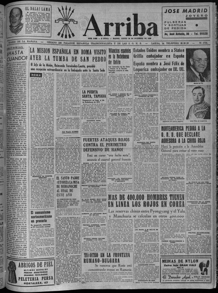 Miniatura de Arriba del 28 de diciembre de 1950