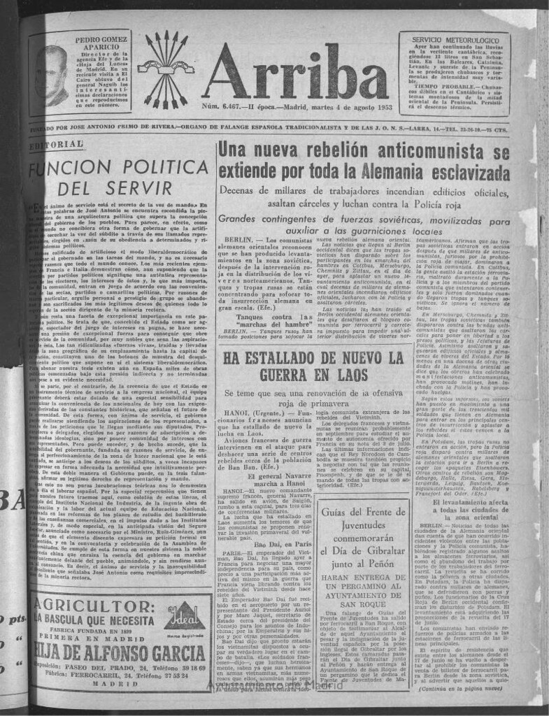 Miniatura de Arriba del 4 de agosto de 1953