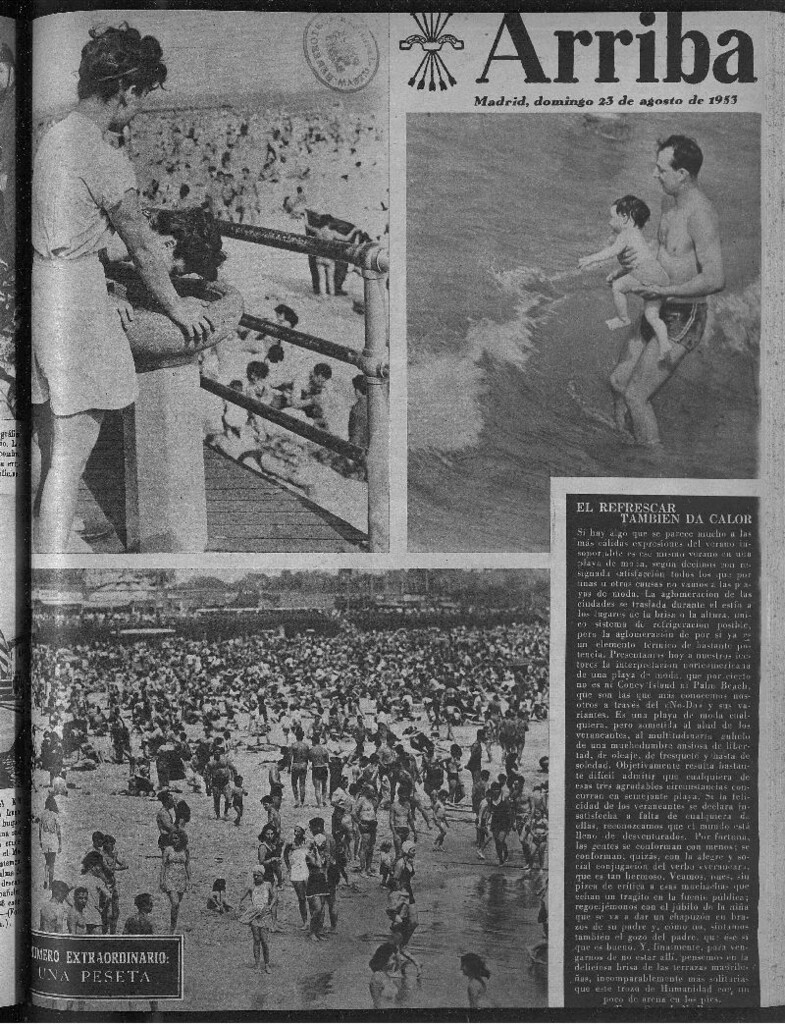 Miniatura de Arriba del 23 de agosto de 1953 número extraordinario