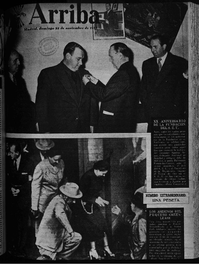Miniatura de Arriba del 22 de noviembre de 1953 número extraordinario