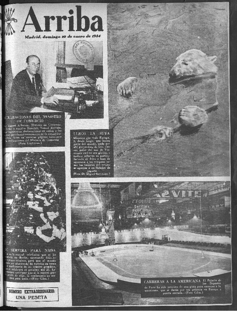 Miniatura de Arriba del 10 de enero de 1954 número extraordinario