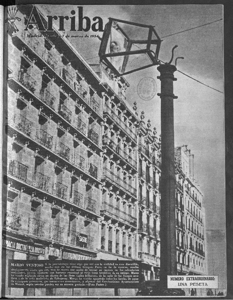 Miniatura de Arriba del 7 de marzo de 1954 número extraordinario