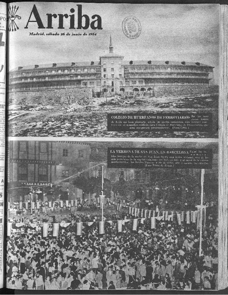 Miniatura de Arriba del 26 de junio de 1954