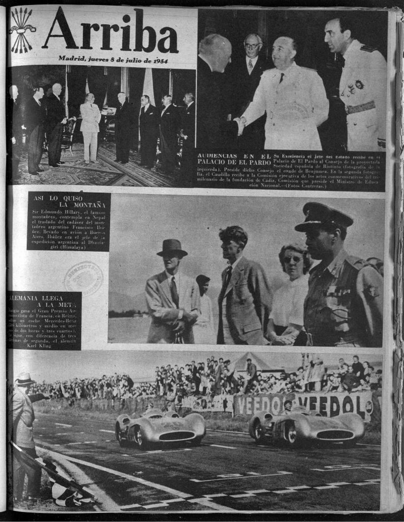 Miniatura de Arriba del 8 de julio de 1954