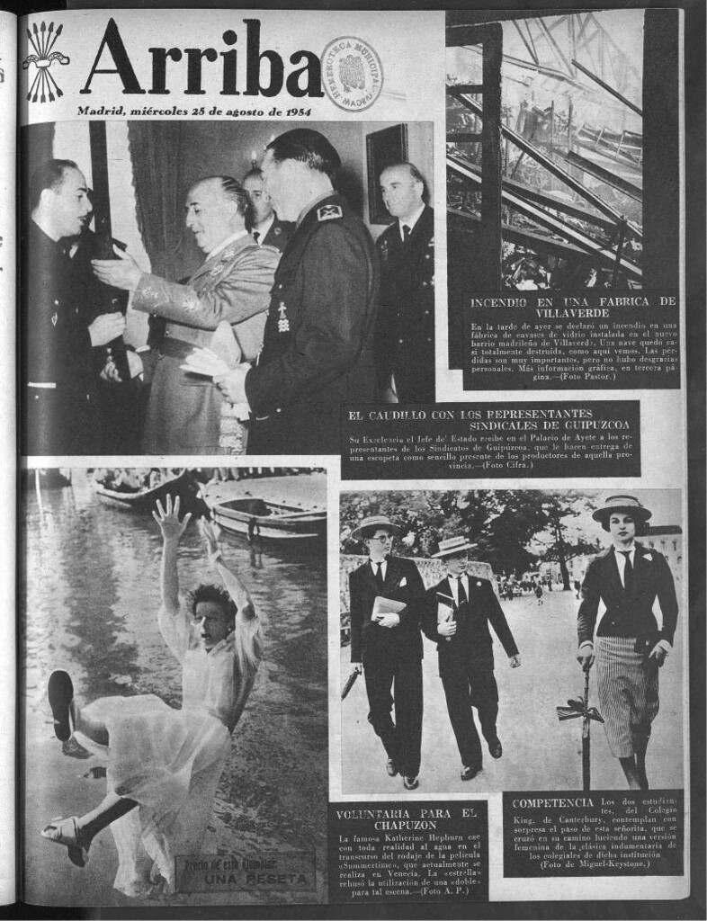 Miniatura de Arriba del 25 de agosto de 1954