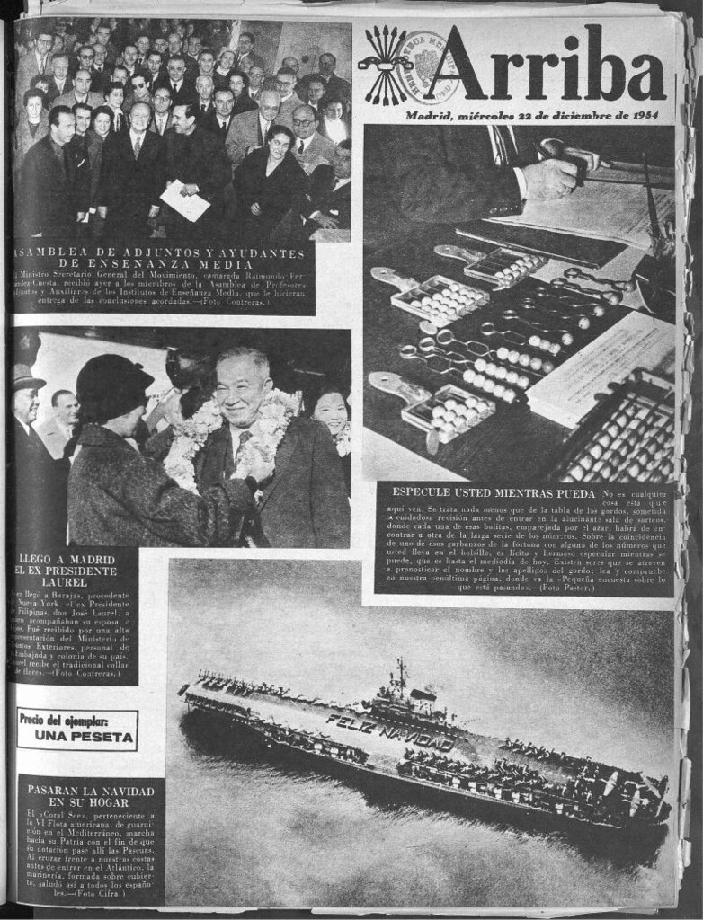 Miniatura de Arriba del 22 de diciembre de 1954