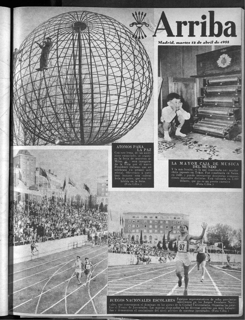 Miniatura de Arriba del 12 de abril de 1955