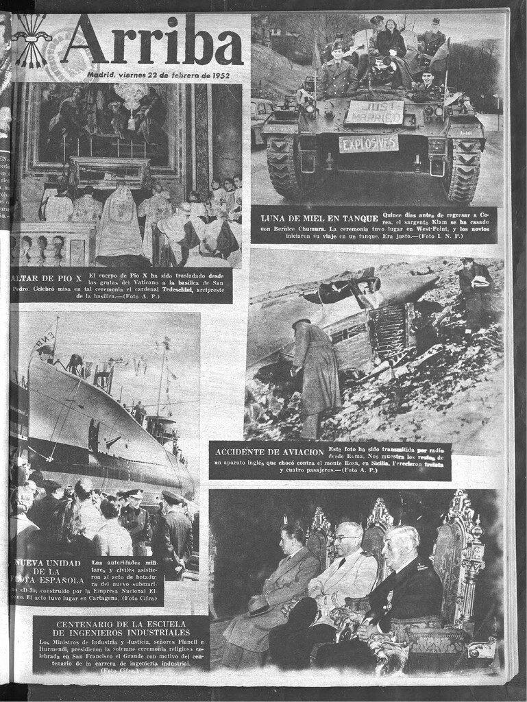 Miniatura de Arriba del 22 de febrero de 1952