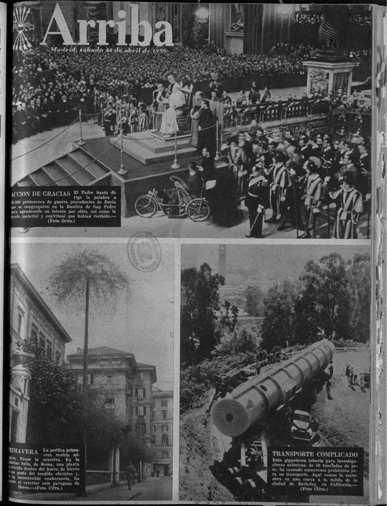 Miniatura de Arriba del 21 de abril de 1956