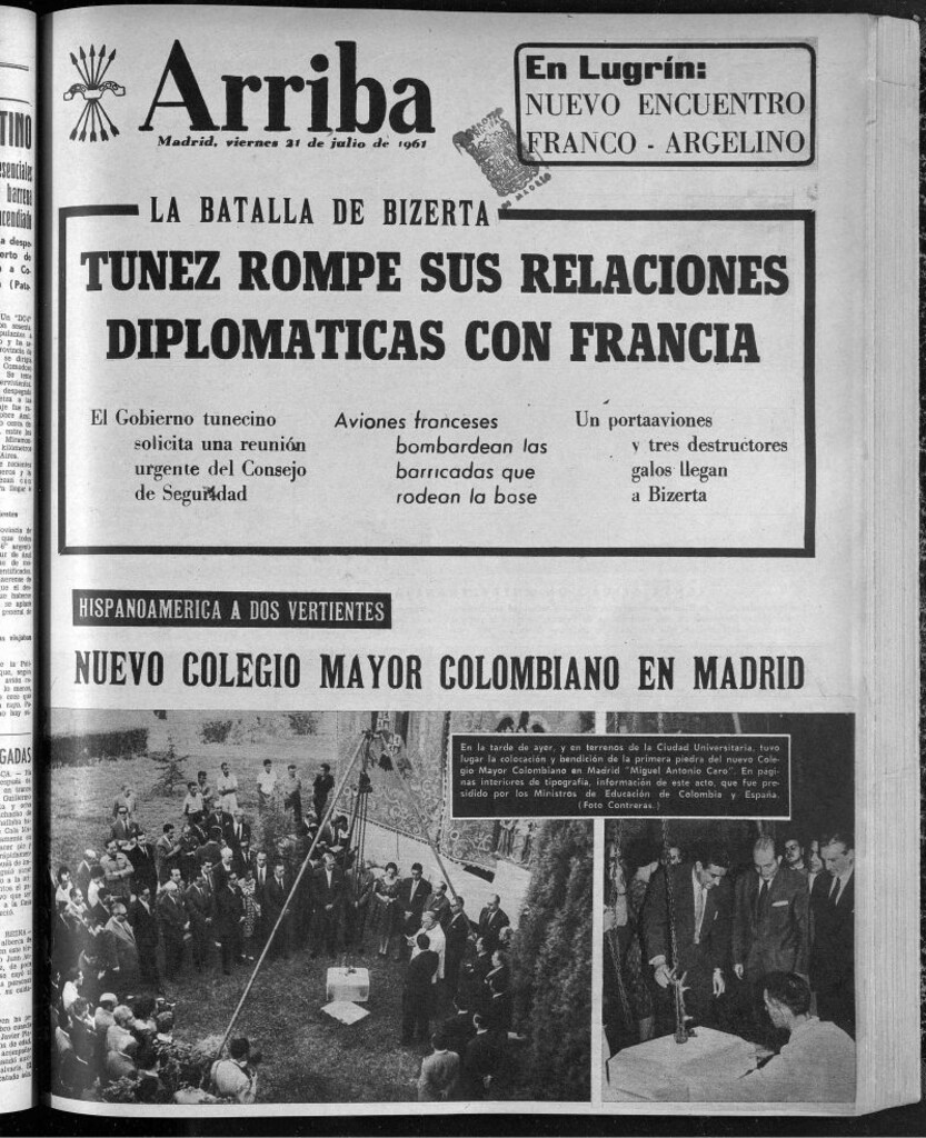 Miniatura de Arriba del 21 de julio de 1961
