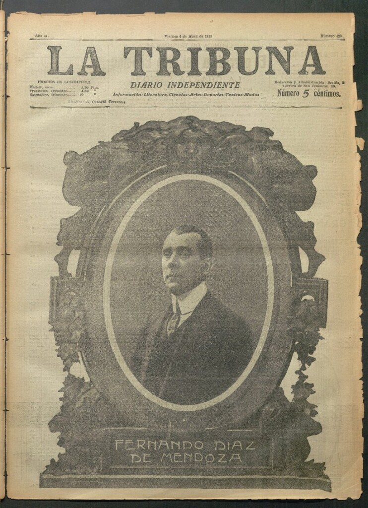 Miniatura de La Tribuna del 4 de abril de 1913
