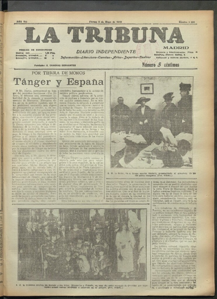 Miniatura de La Tribuna del 3 de mayo de 1918