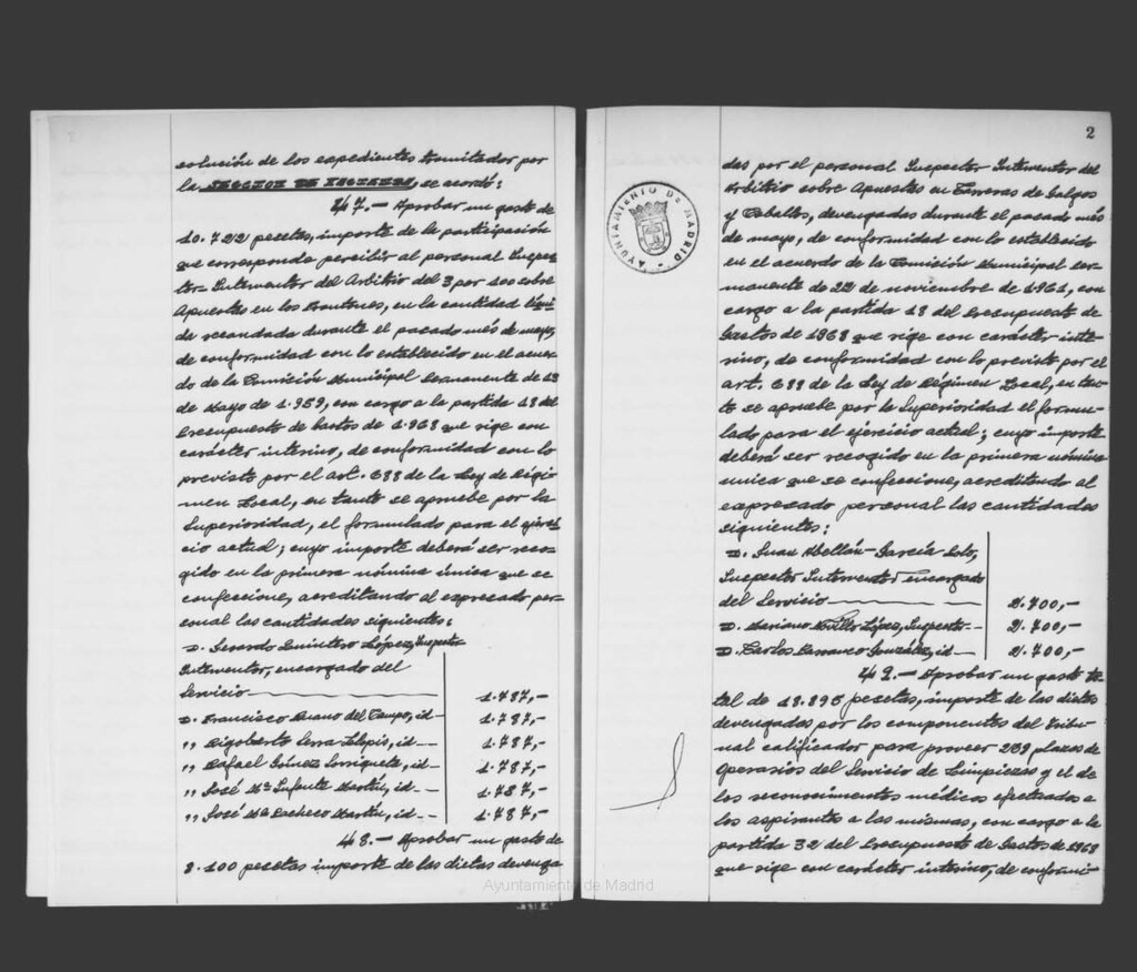 Miniatura de Actas de acuerdos del Ayuntamiento. Tomo 980 del año 1969 que comprende desde el 25 de junio hasta el 27 de agosto