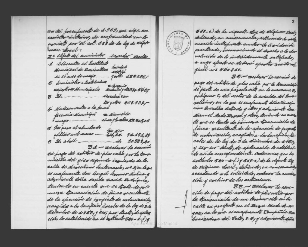 Miniatura de Actas de acuerdos del Ayuntamiento. Tomo 988 del año 1970 que comprende desde el 29 de julio hasta el 23 de septiembre