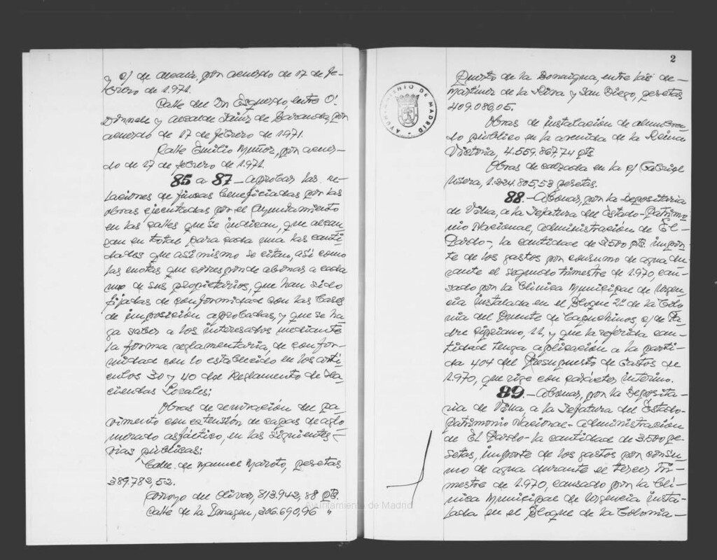 Miniatura de Actas de acuerdos del Ayuntamiento. Tomo 995 del año 1971 que comprende desde el 14 de abril hasta el 2 de junio