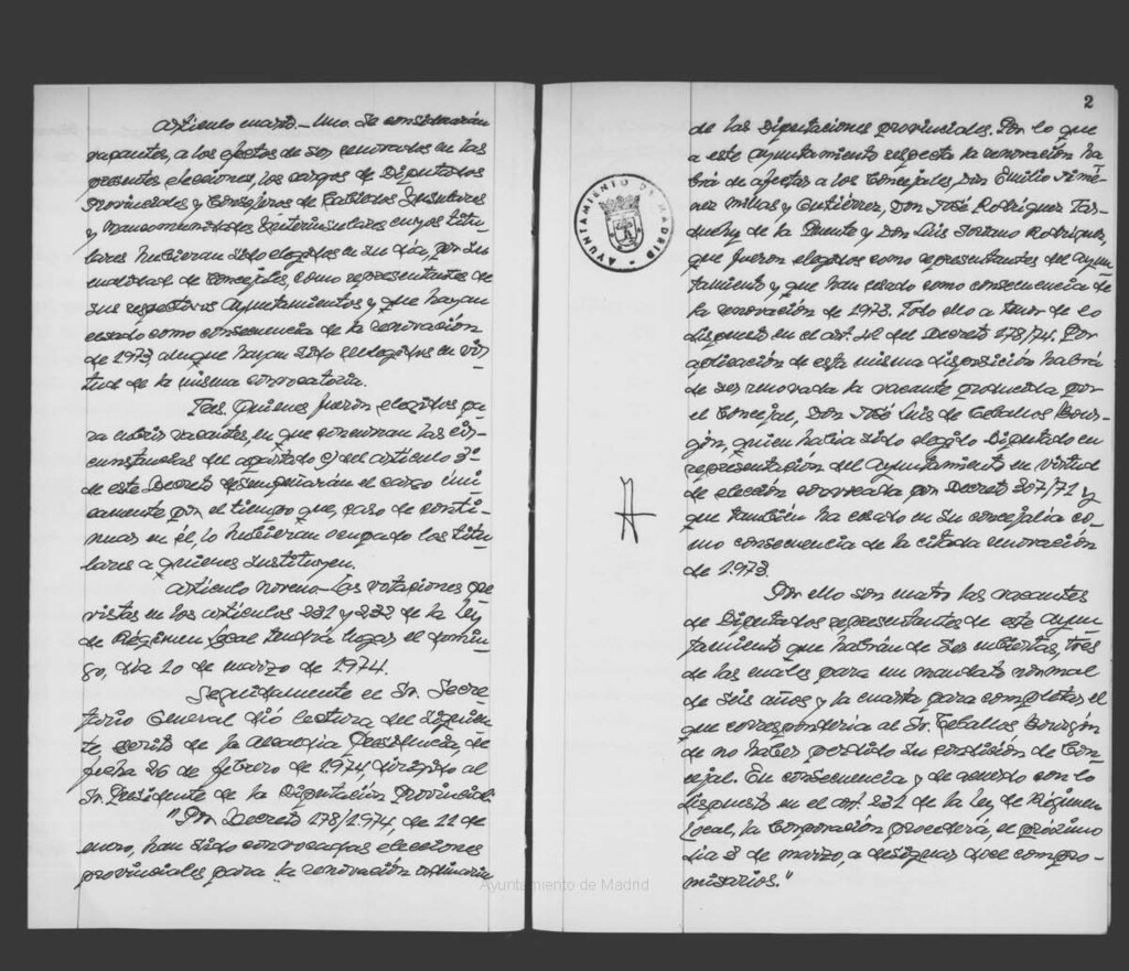 Miniatura de Actas de acuerdos del Ayuntamiento. Tomo 1016 del año 1974 que comprende desde el 3 de marzo hasta el 29 de noviembre