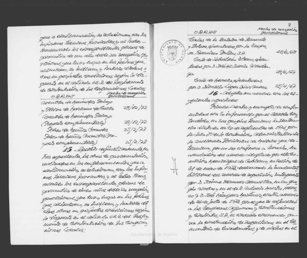 Miniatura de Actas de acuerdos del Ayuntamiento. Tomo 1030 del año 1975 que comprende desde el 7 de mayo hasta el 18 de junio
