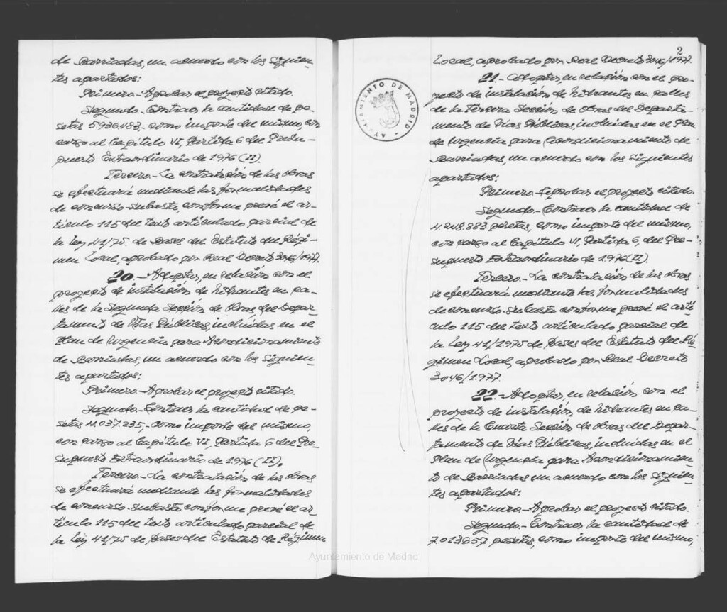 Miniatura de Actas de acuerdos del Ayuntamiento. Tomo 1057 del año 1978 que comprende desde el 19 de abril hasta el 24 de mayo