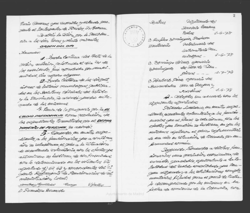 Miniatura de Actas de acuerdos del Ayuntamiento. Tomo 1058 del año 1978 que comprende desde el 31 de mayo hasta el 5 de julio