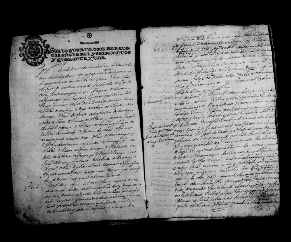 Miniatura de Actas de acuerdos del Ayuntamiento. Tomo 58 de los años 1641 a 1643