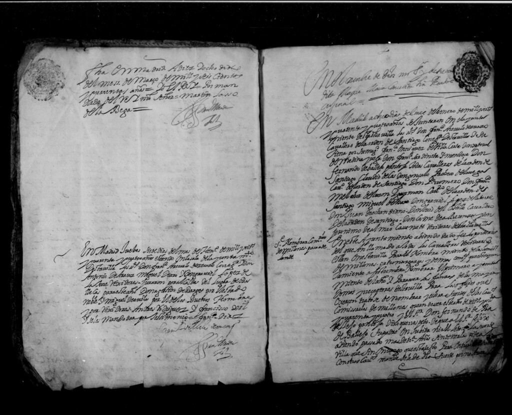 Miniatura de Actas de acuerdos del Ayuntamiento. Tomo 60 de los años 1644 a 1646